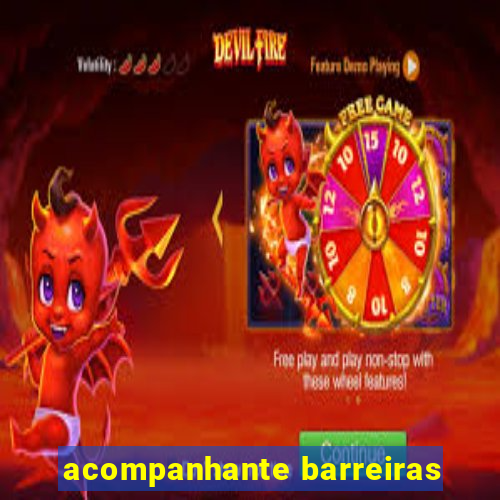 acompanhante barreiras